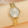 Ladies Casual Round Dial Quartz Watch With Alloy Case And Strap