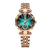 Ladies Casual Ultrathin Waterproof Quartz Watch With Alloy Case Stainless Steel Strap And Sapphire Crystal Glass Mirror Round Dial