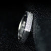 Ladies Copper Geometric Microinlaid Zircon Ring Jewelry