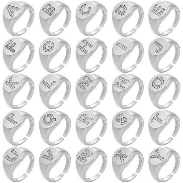 Ladies Copper Geometric Micropaved Ring Jewelry Accessories