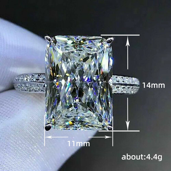 Ladies Copper Jewelry Set With Geometric Zircon Ring In Business Style
