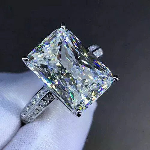 Ladies Copper Jewelry Set With Geometric Zircon Ring In Business Style