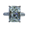 Ladies Copper Jewelry Set With Geometric Zircon Ring In Business Style