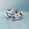 Ladies Copper Silverplated Kitten Ring Wholesale