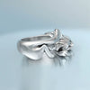 Ladies Copper Silverplated Kitten Ring Wholesale