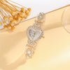 Ladies Fashion Alloy Heart Shape Dial Watch Bracelet