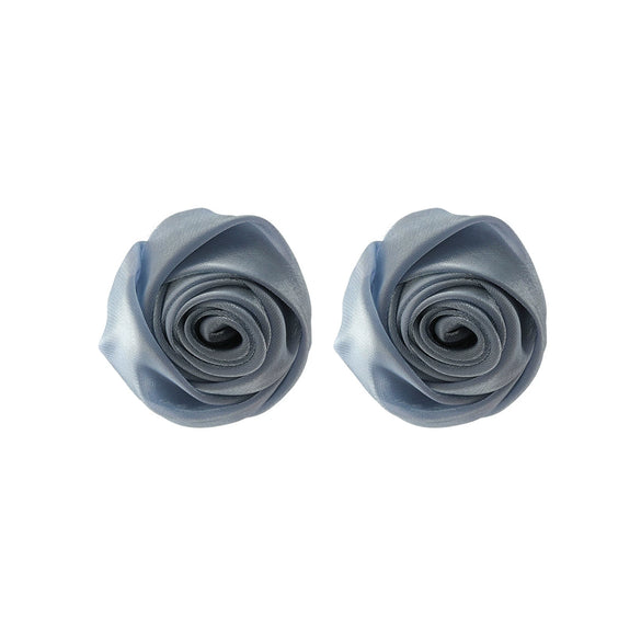 Ladies Fashion Hand Knitted Mixed Materials Flowershaped Earrings And Wrist Flowers