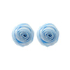Ladies Fashion Hand Knitted Mixed Materials Flowershaped Earrings And Wrist Flowers