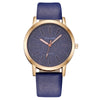 Ladies Fashion Quartz Watch Alloy Case Leather Strap Round Dial