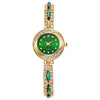 Ladies Fashionable Alloy And Stainless Steel Claw Chain Quartz Watch With Diamondencrusted And Round Dial