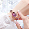Ladies Fashionable Alloy Oval Dial Quartz Bracelet Watch