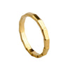 Ladies Finger Ring Titanium Steel Wave Electroplated