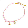Ladies Handmade Stainless Steel And Titanium Steel Rope Chain Multi Pendant Light Luxury Geometric Necklace