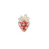 Ladies Highend Alloy Antilight Strawberry Flowerstyled Electroplated Brooch Small Jewelry For Suit Accessories