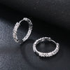 Ladies Jewelry Hot Environmental Protection Copper Microinlaid Zircon Geometric Earrings