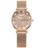 Ladies Leisure Alloy Watch With Double Calendar And Round Dial