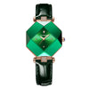 Ladies Leisure Waterproof Quartz Watch With Rectangular Dial Stainless Steel Band And Alloy Body