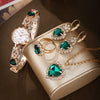 Ladies Luxury Quartz Bracelet Watch With Disc Shape Alloy Material