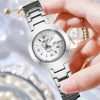 Ladies Luxury Quartz Watch Alloy Case And Strap Round Dial Waterproof