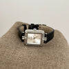 Ladies Luxury Retro Fashion Oval Dial Leather Band Metal Case Watch