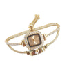 Ladies Metal Fashion Round Quartz Watch With Diecast Parts