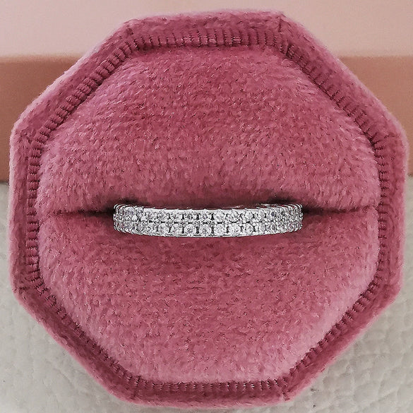 Ladies Plain Ring Copper Geometric Electroplated