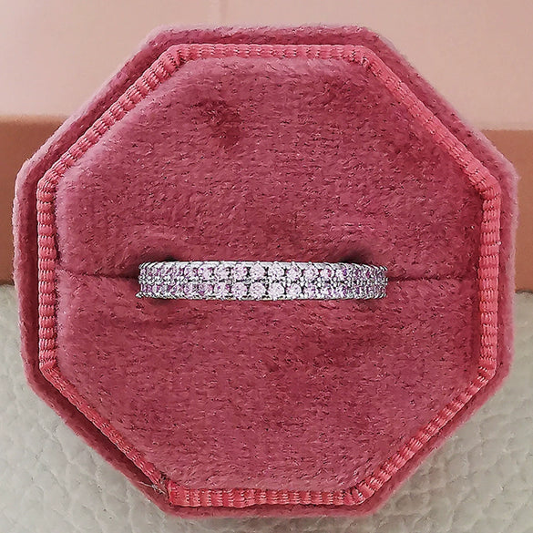Ladies Plain Ring Copper Geometric Electroplated