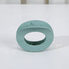 Ladies Plastic Resin Minimalist Geometric Painted Hollow Out Round Shark Clip Hairpin