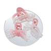 Ladies Princess Style Handmade Plastic Resin Bow Grab Clip Headwear