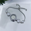 Ladies Quartz Bracelet Watch Alloy Strap And Case Diamond Pattern Fashion Style