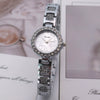 Ladies Quartz Bracelet Watch Flower Shaped Alloy Encrusted With Diamond Leisure Style