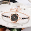 Ladies Quartz Watch Alloy Material Round Dial Leisure Style