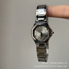 Ladies Quartz Watch Metal Fine Steel Rose Gold Buckle Polygon Flower Shape Gray Texture Fashionable