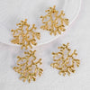 Ladies Retro Fashion Stainless Steel Coral Earrings With Electroplating Jewelry