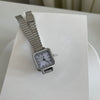 Ladies Retro Quartz Watch Alloy Case Gold Buckle Round Dial