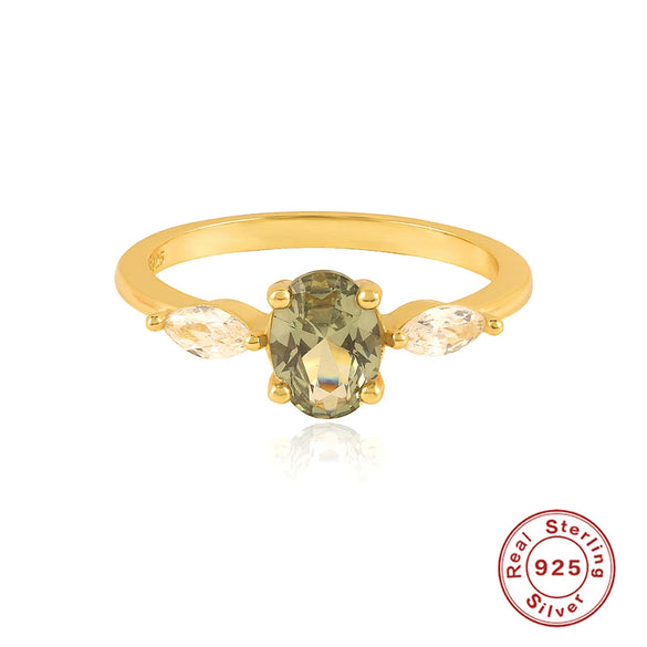 Ladies S925 Sterling Silver Geometric Diamond Engagement Ring With Classic Color And Electroplating Treatment