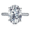 Ladies S925 Sterling Silver Geometric Exaggerated Luxury Zircon Ring With Electroplating