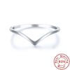 Ladies S925 Sterling Silver Geometric Wedding Ring Inlaid With Gold