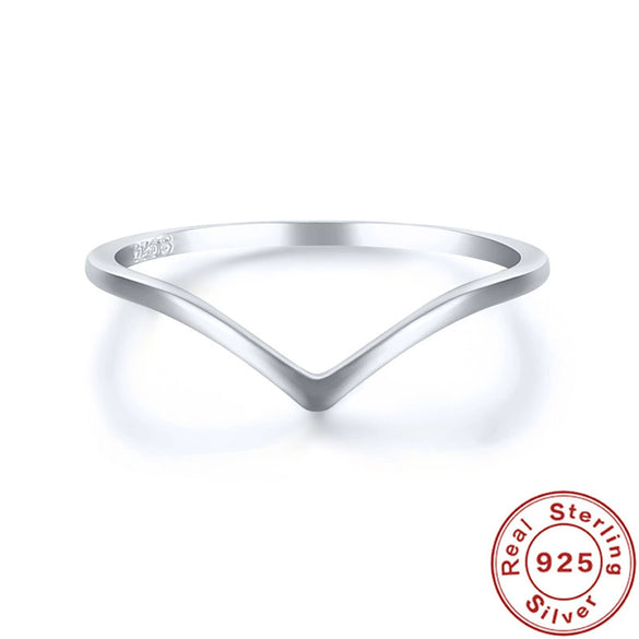 Ladies S925 Sterling Silver Geometric Wedding Ring Inlaid With Gold