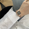 Ladies Small Wine Barrel Retro Quartz Waterproof Watch Alloy Case Ordinary Glass Mirror Leisure Style