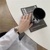 Ladies Small Wine Barrel Retro Quartz Waterproof Watch Alloy Case Ordinary Glass Mirror Leisure Style