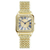 Ladies Square Metal Alloy Copper Quartz Watch Fashionable Wholesale