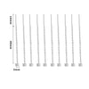 Ladies Stainless Steel And Titanium Steel Earrings With Cross Chain And Electroplating Treatment Jewelry Accessories