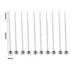 Ladies Stainless Steel And Titanium Steel Earrings With Cross Chain And Electroplating Treatment Jewelry Accessories