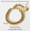 Ladies Stainless Steel Bracelet With Original Design Geometric Style Real Gold Plating Inlaid Zircon
