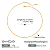Ladies Stainless Steel Chain Necklace With Electroplating Light Luxury Style