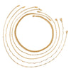 Ladies Stainless Steel Chain Necklace With Electroplating Light Luxury Style