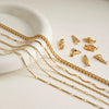 Ladies Stainless Steel Chain Necklace With Electroplating Light Luxury Style