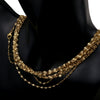 Ladies Stainless Steel Lip Necklace With Water Corrugated Chain And Electroplating Process