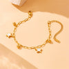 Ladies Stainless Steel Star Shape Pendant Bracelet With Fashion Design And Vacuum Plating